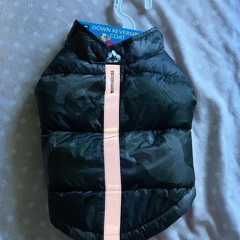 X-Small Dog Down Reversible Coat 🐕